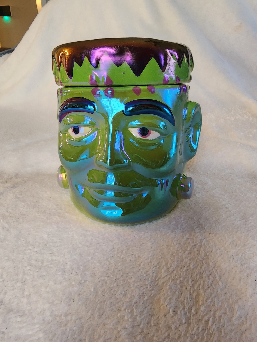 Martha Stewart Frankenstein Bobbing For Apples Halloween Candle New